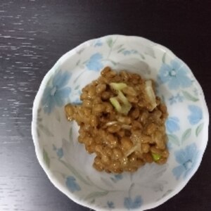 ネギマヨ醤油納豆